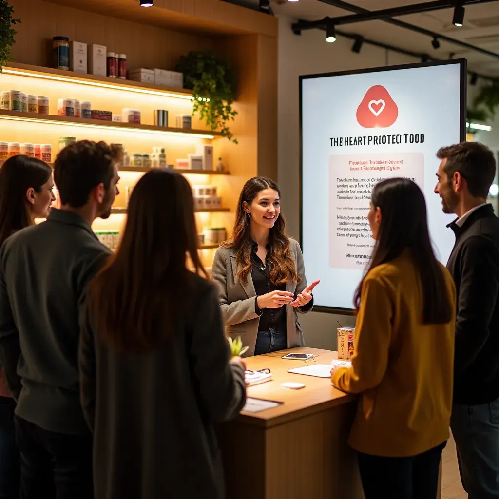 Egy csésze gőzölgő tea, háttérben zöld fűvel és virágokkal.